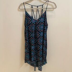 ASTR | Boho Dark Floral Dress | Size M